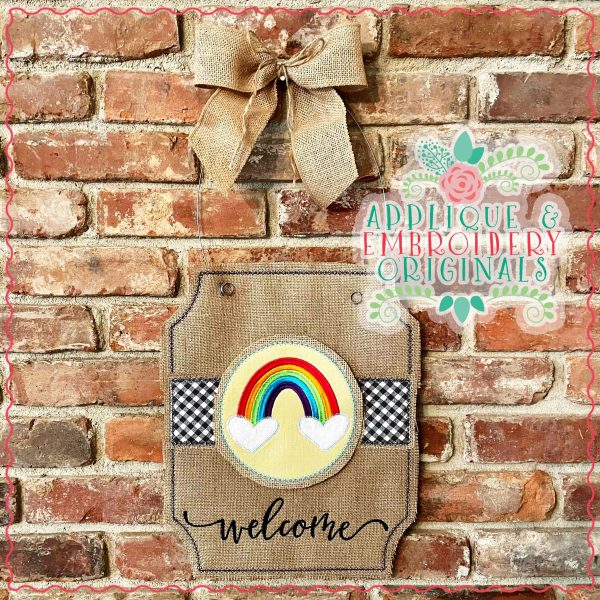 2901 Heart Rainbow Welcome Interchangeable Tab Design - Image 3