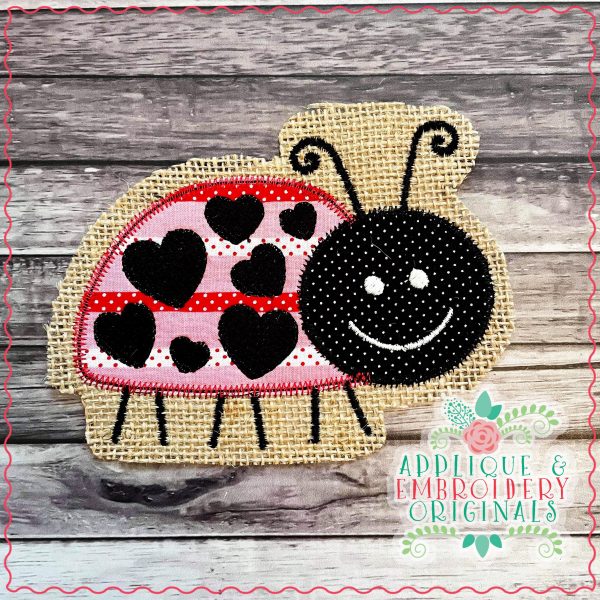 2902 Ladybug with Hearts Welcome Interchangeable Tab Design - Image 2