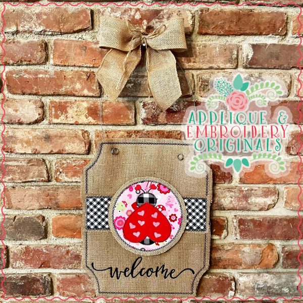 2903 Ladybug Valentine Welcome Interchangeable Tab Design - Image 3