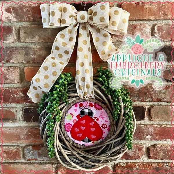 2903 Ladybug Valentine Welcome Interchangeable Tab Design - Image 4
