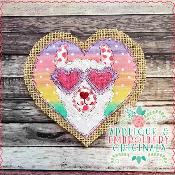 2904 Valentine Llama Welcome Interchangeable Tab Design - Image 2