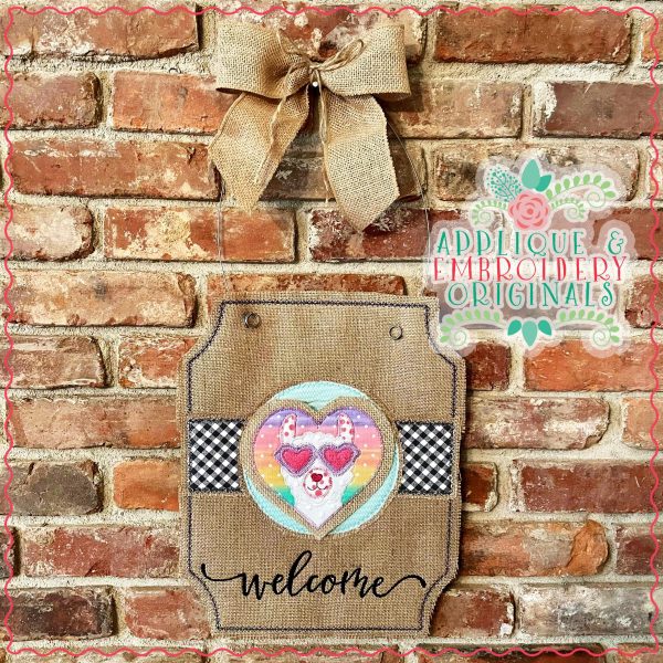 2904 Valentine Llama Welcome Interchangeable Tab Design - Image 3