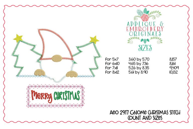 2917 Gnome with Christmas Tree Tab Interchangeable Design for Truck - Image 4