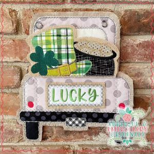 2942 Leprechaun Hat and Gold Tab Interchangeable Design for Truck