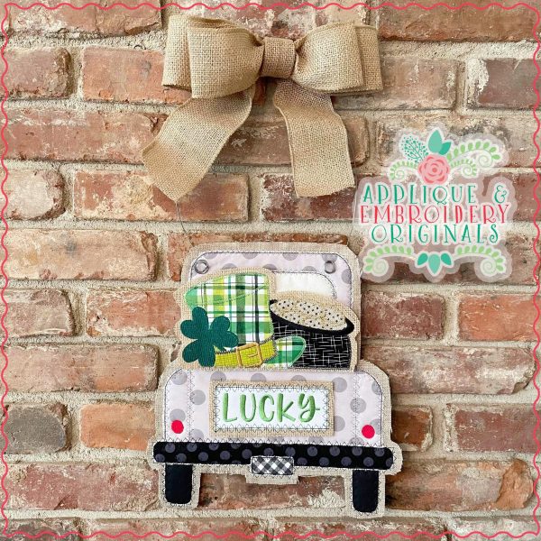 2942 Leprechaun Hat and Gold Tab Interchangeable Design for Truck - Image 2