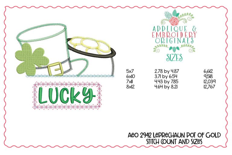 2942 Leprechaun Hat and Gold Tab Interchangeable Design for Truck - Image 4