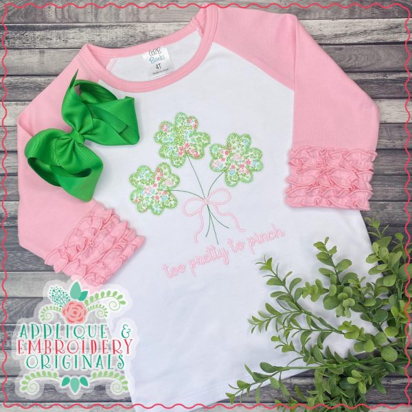 2944 Clover Bouquet All-In-One Applique Design - Image 2