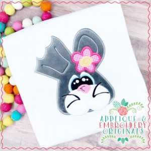 2951 Bunny Missing Ear Applique Design
