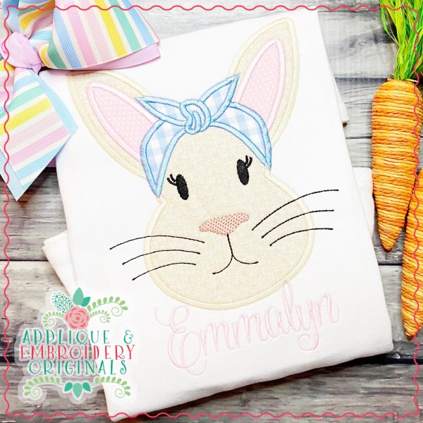 2952 Bandana Bunny All-In-One Applique Design - Image 2