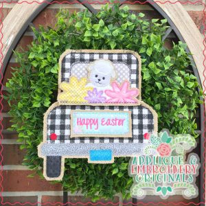 2960 Lamb with Flowers Tab Interchangeable Design for Truck