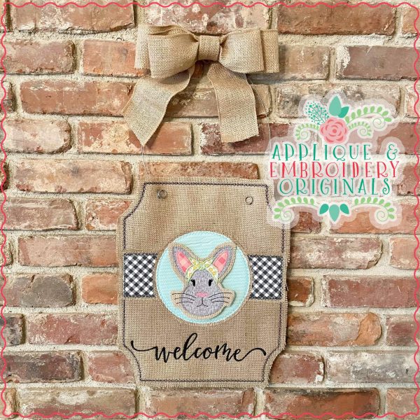 2961 Bandana Bunny Welcome Interchangeable Tab Design - Image 3