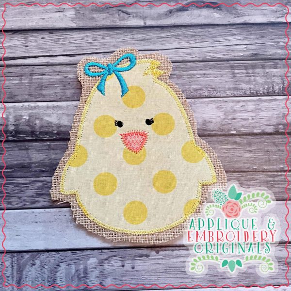 2962 Simple Chick Girl Interchangeable Tab Design - Image 2