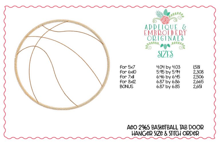 2965 Basketball Welcome Interchangeable Tab Design - Image 2