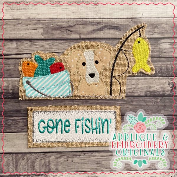 3014 Gone Fishing Tab Interchangeable Design for Truck - Image 3
