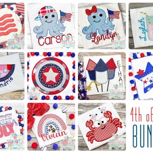 3007 4th of July 2021 Bundle Applique & All-In-One