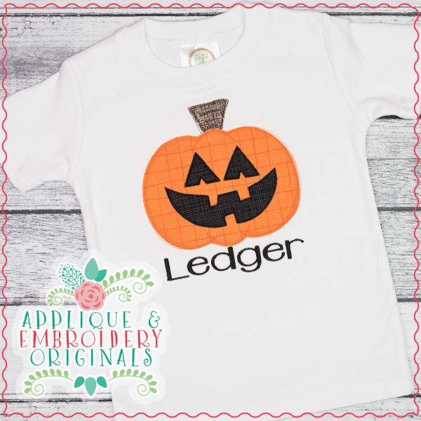 3048 Jack O Lantern Triple Applique Design - Image 2