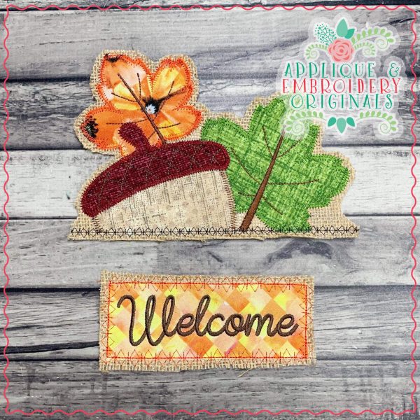 3096 Acorn with Leaves Tab Interchangeable Design for Truck - Image 2
