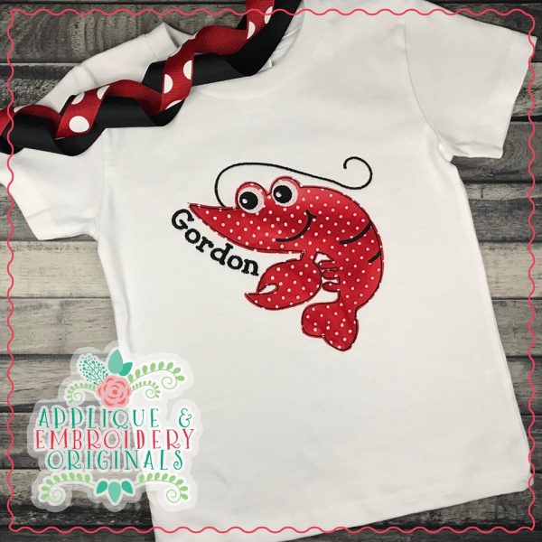 2668 Crawfish Simple Applique Design - Image 2