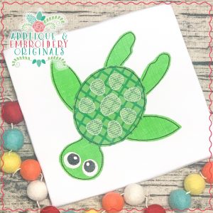 2669 Turtle Boy Applique Design