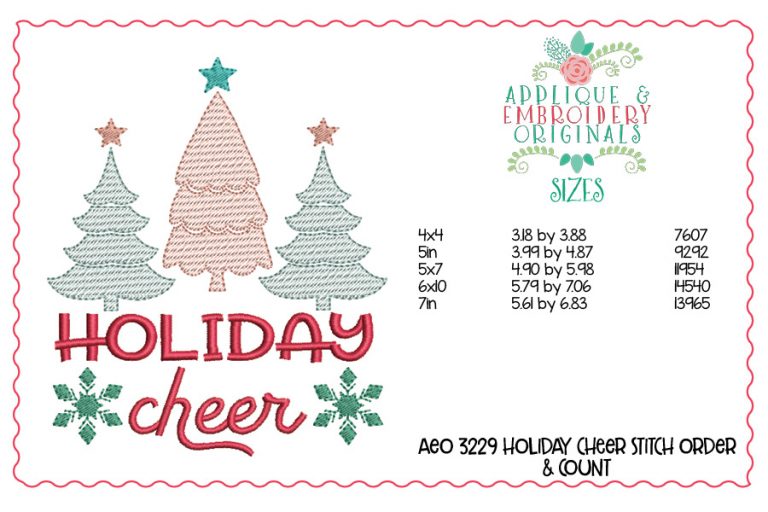 3229 Holiday Cheer Sketch Design - Image 2