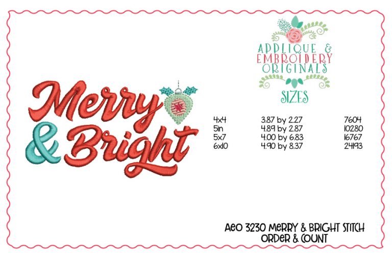 3230 Merry & Bright Sketch Design - Image 2