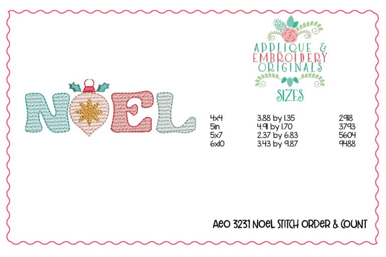 3231 NOEL Sketch Design - Image 2