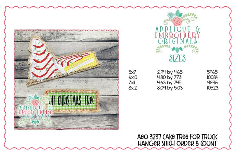 3237 Cake Tree Tab Interchangeable Design for Truck - Image 4