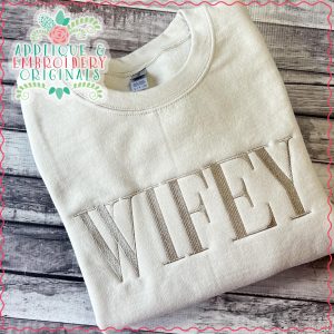 3258 Wifey Embroidery Design