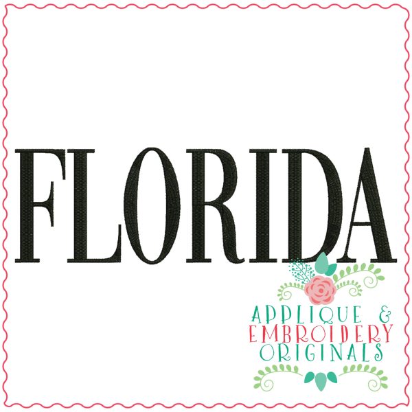 3308 Florida Embroidery Design - Image 2