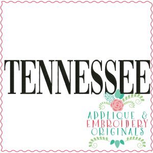 3342 Tennessee Embroidery Design