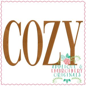 3366 Cozy Embroidery Design