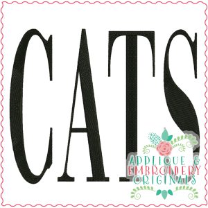 3376 Cats Embroidery Design
