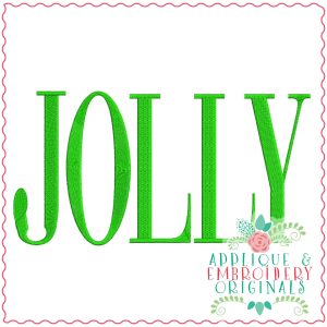 3421 Jolly Embroidery Design