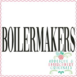 3439 Boilermakers Embroidery Design