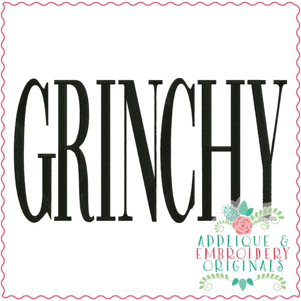 3447 Grinchy Embroidery Design - Image 2