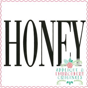 3430 Honey Embroidery Design