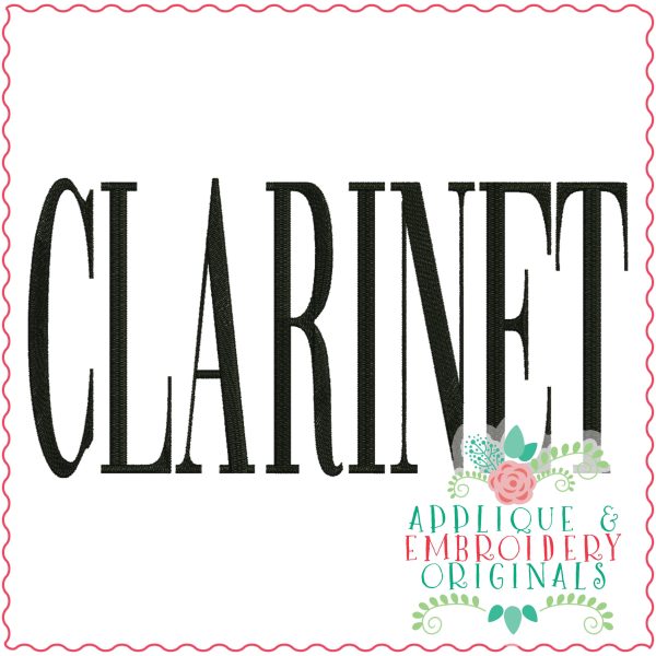 3527 CLAIRNET Embroidery Design