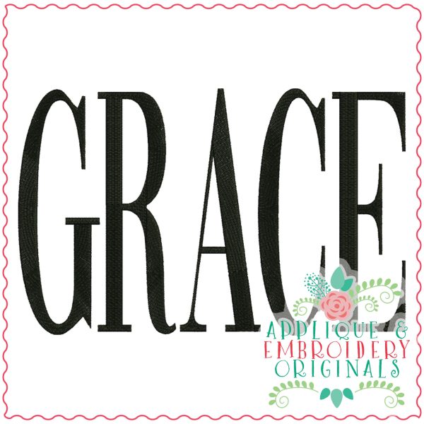 3463 GRACE Embroidery Design