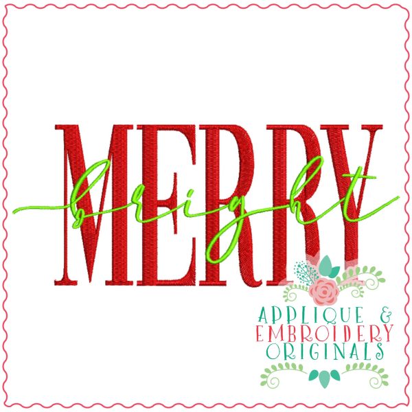 3454 Bright Embroidery Font - Image 3