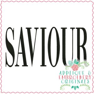 3552 SAVIOUR Embroidery Design