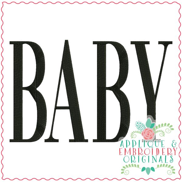 3624 BABY Embroidery Design