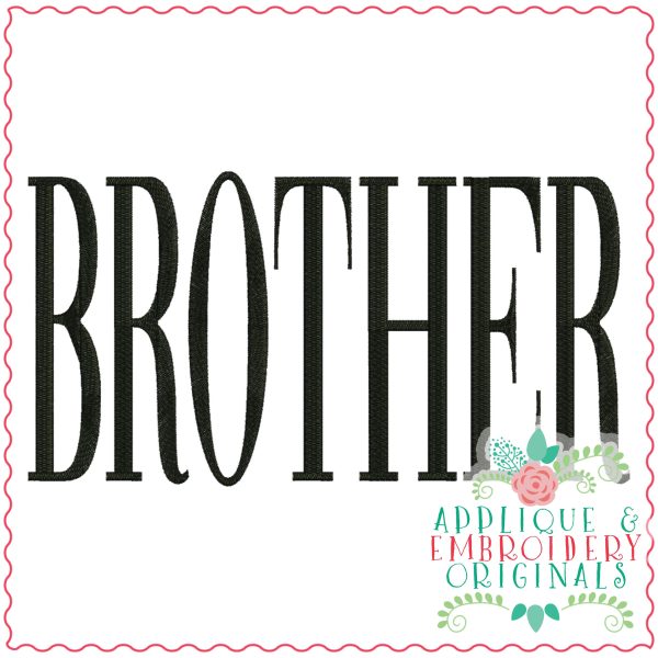 3625 BROTHER Embroidery Design