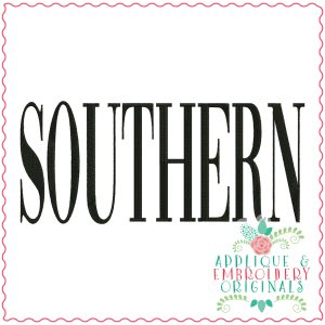 3502 SOUTHERN Embroidery Design