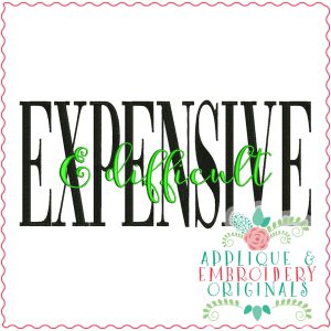 3700 EXPENSIVE & Difficult Embroidery Design
