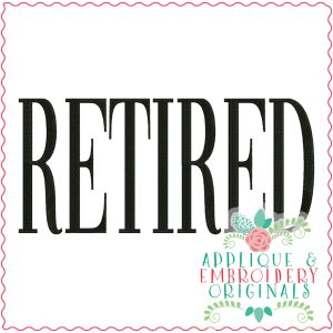 3712 RETIRED Embroidery Design