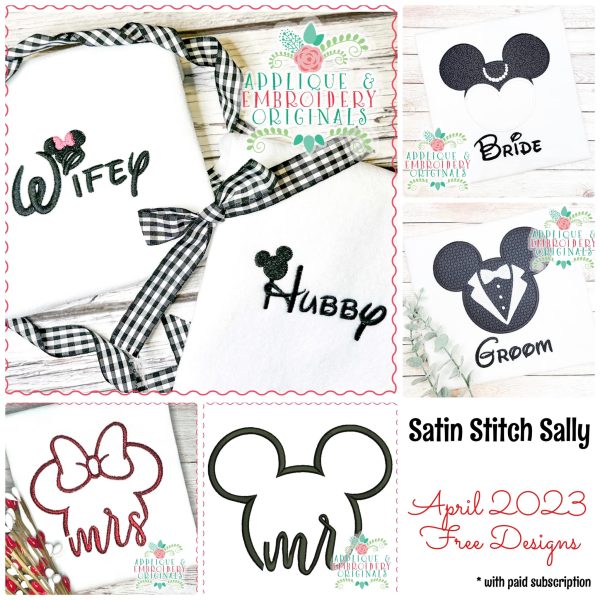 3876 Satin Stitch Sally April 2023