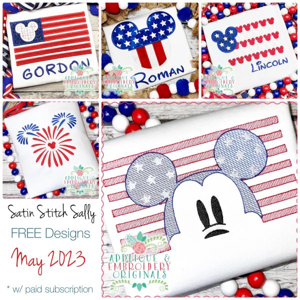 3877 Satin Stitch Sally May 2023