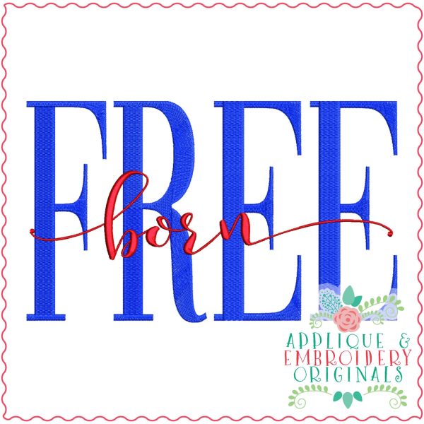 3939 4TH OF JULY Word Art Embroidery Design Set - Image 11
