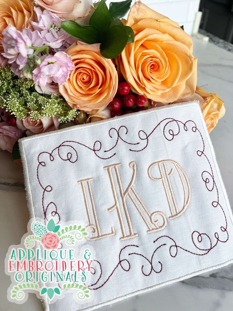 3927 Bouquet Wrap 2 In-The-Hoop Design