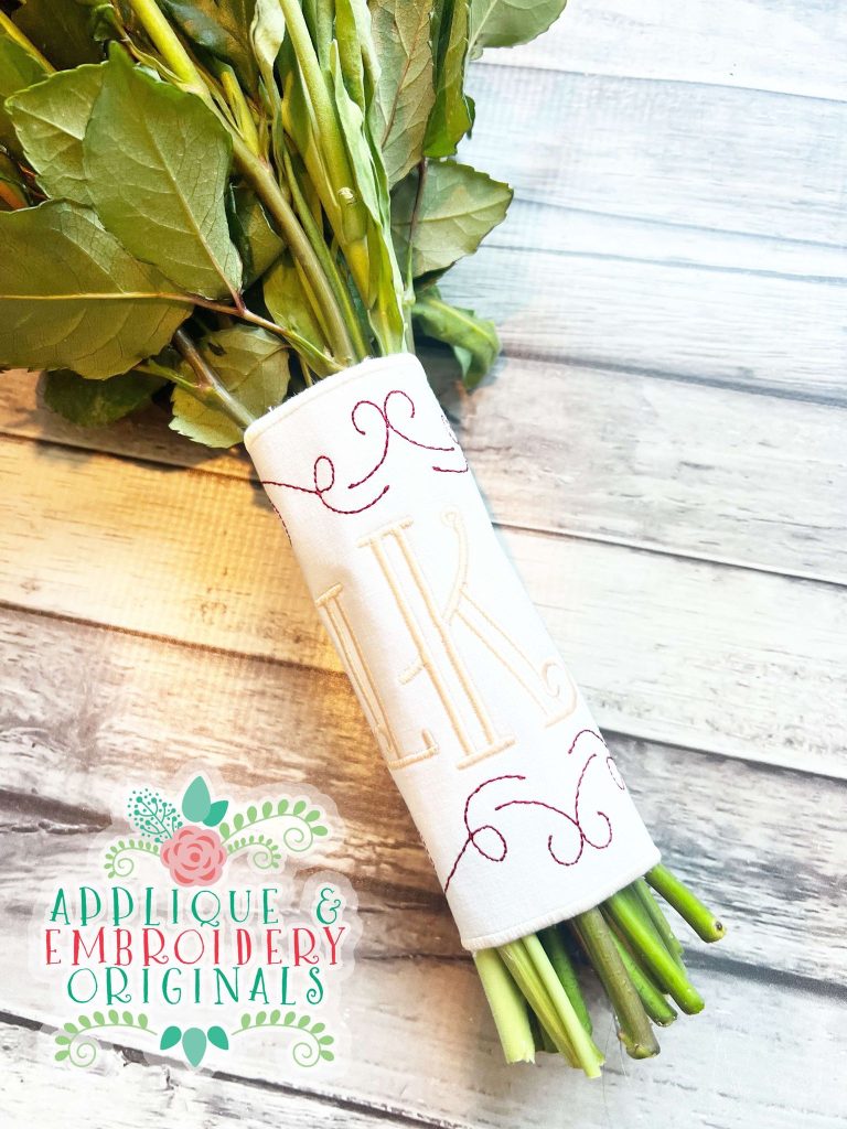 3927 Bouquet Wrap 2 In-The-Hoop Design - Image 3